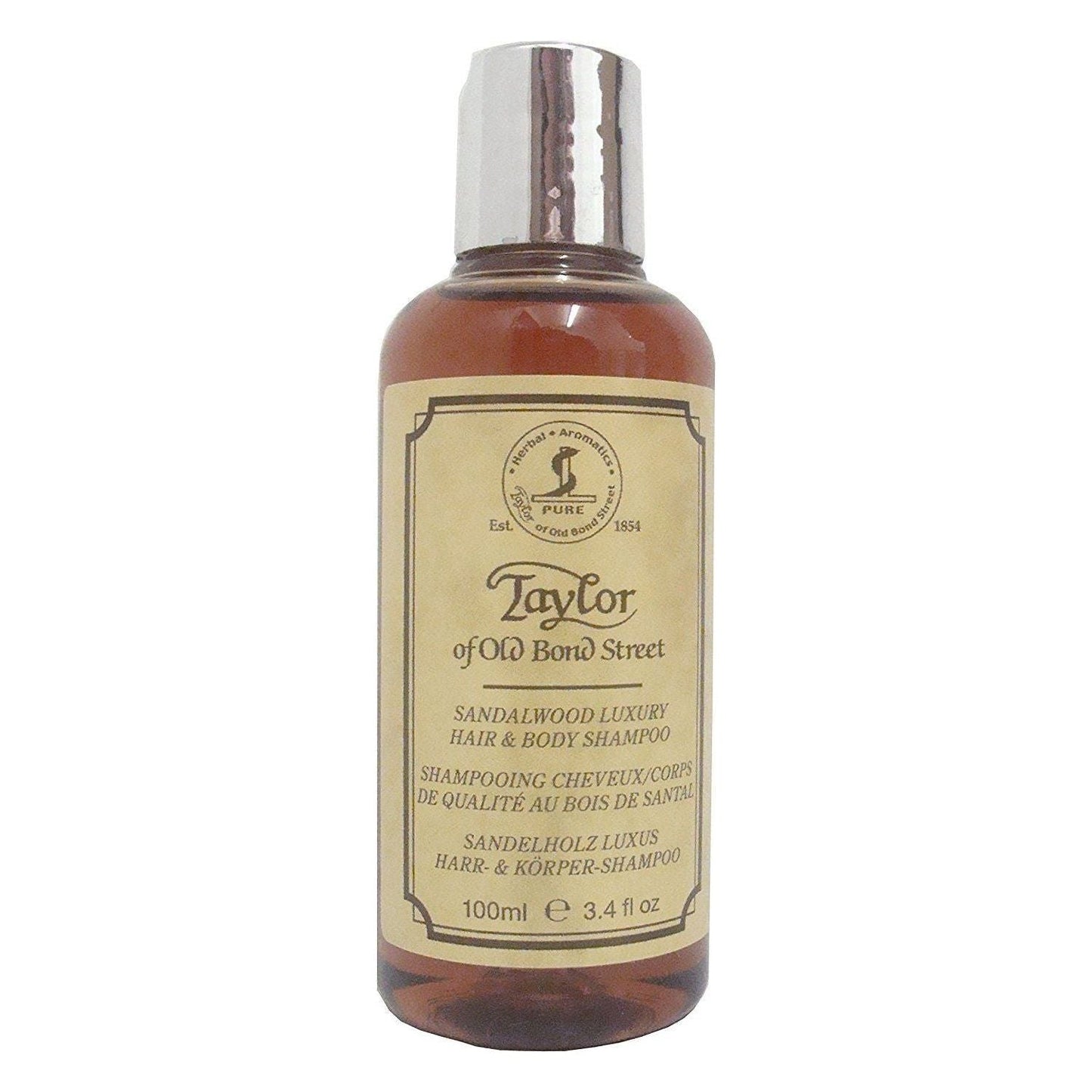 Champú de lujo para cabello y cuerpo de sándalo Taylor of Old Bond Street 100 ml