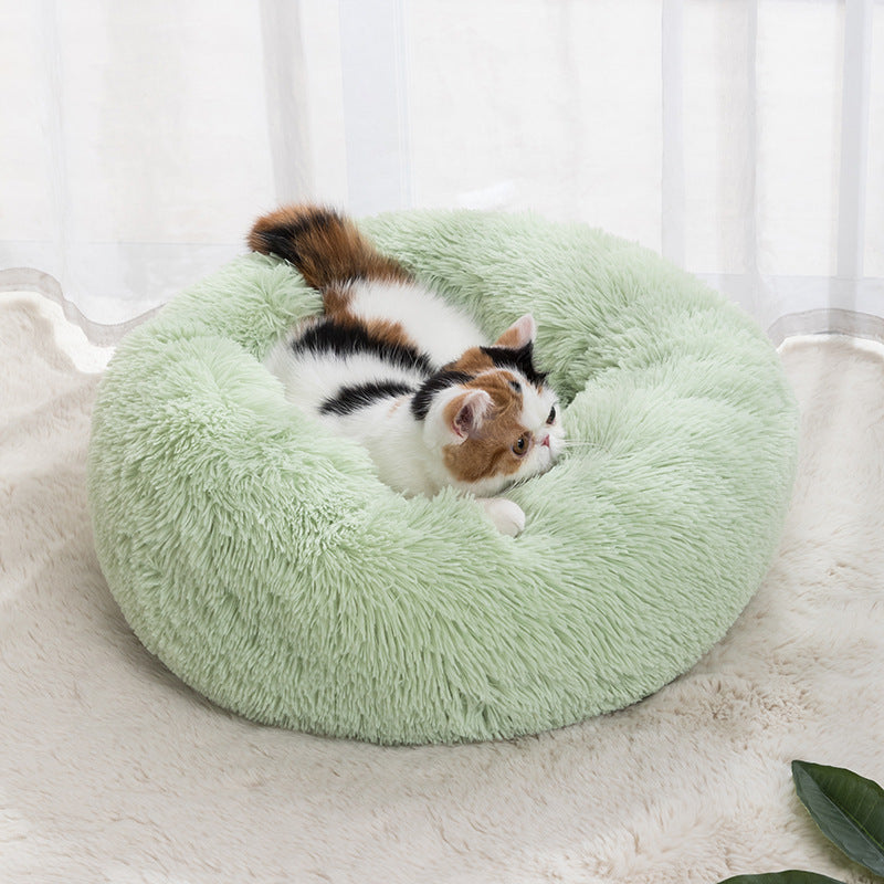 Cozy Winter Warm Pet Bed for Cats