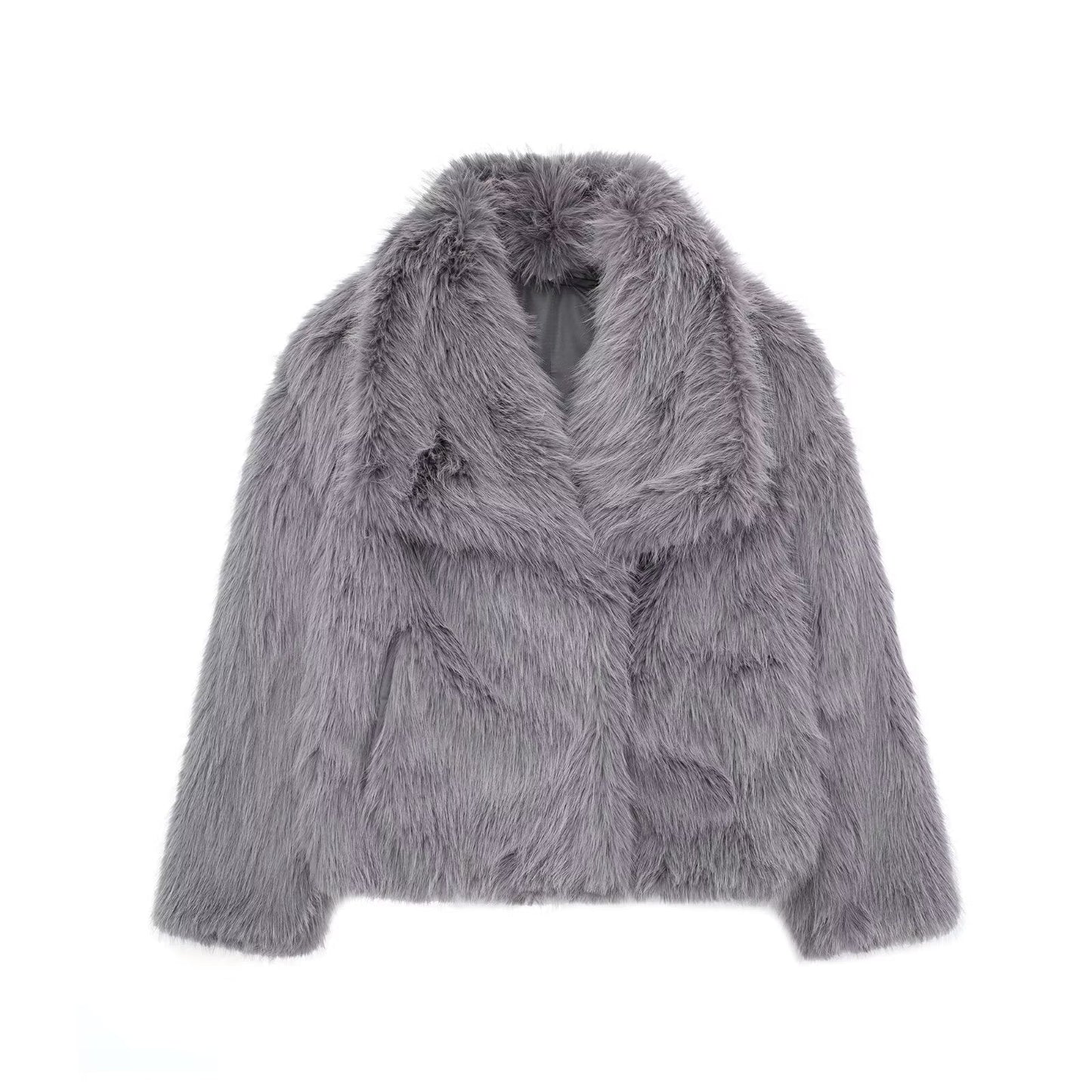 Winter Plush Coat - Stylish Warm Thicken Fluffy Jacket