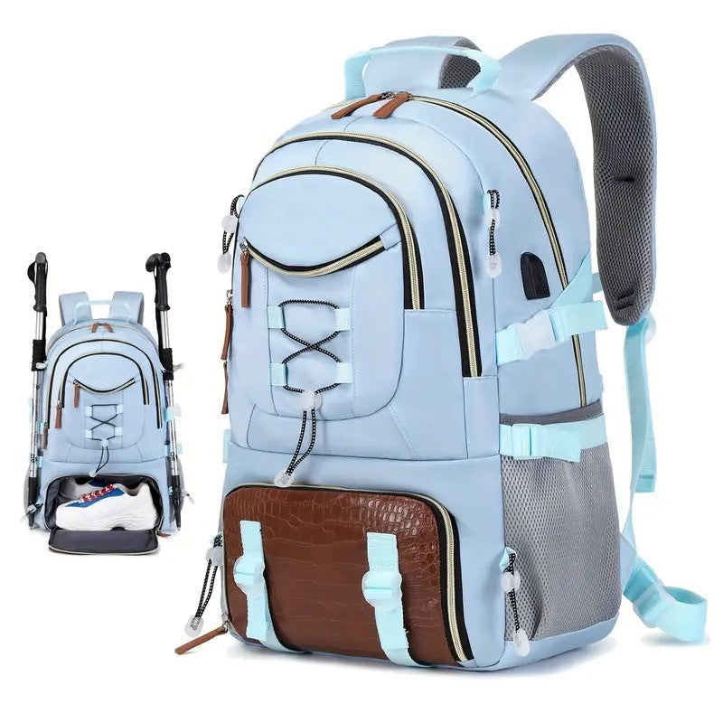 Mochila Exterior de Gran Capacidad Premium para Senderismo y Gimnasio
