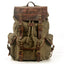 Mochila de Lona de Aceite Premium para Hombre
