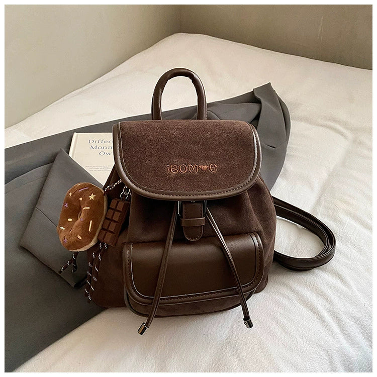 Preppy-Style Commuter Backpack - Vintage Travel Bag