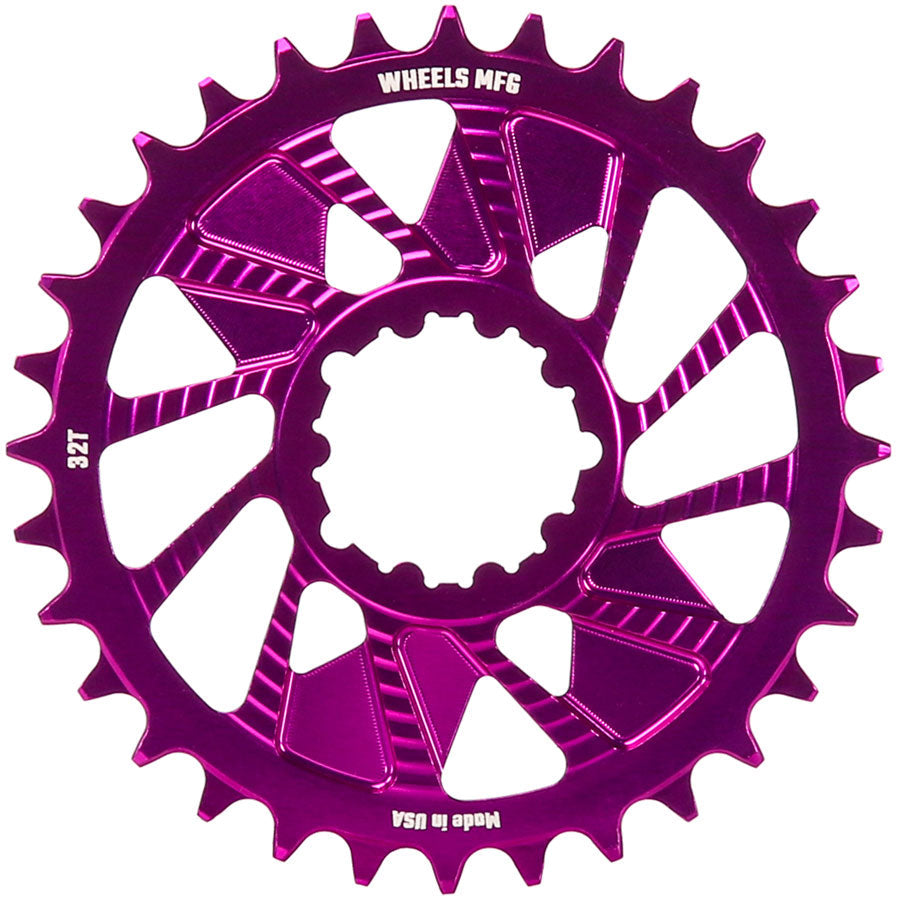 Wheels Manufacturing 32t SRAM Direct Mount Chainring - Violet
