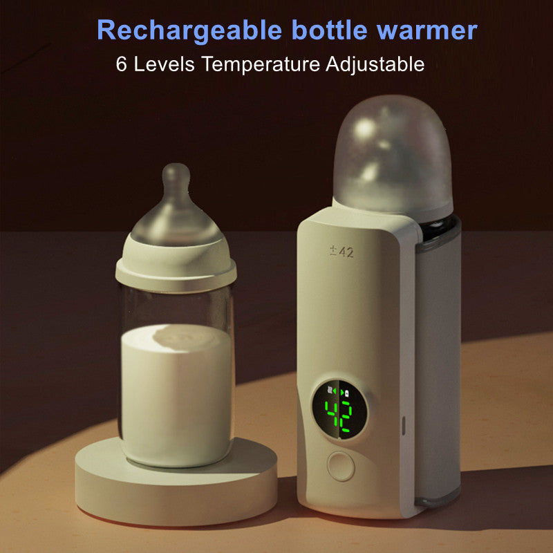 Chauffe-biberon portable sans fil rechargeable