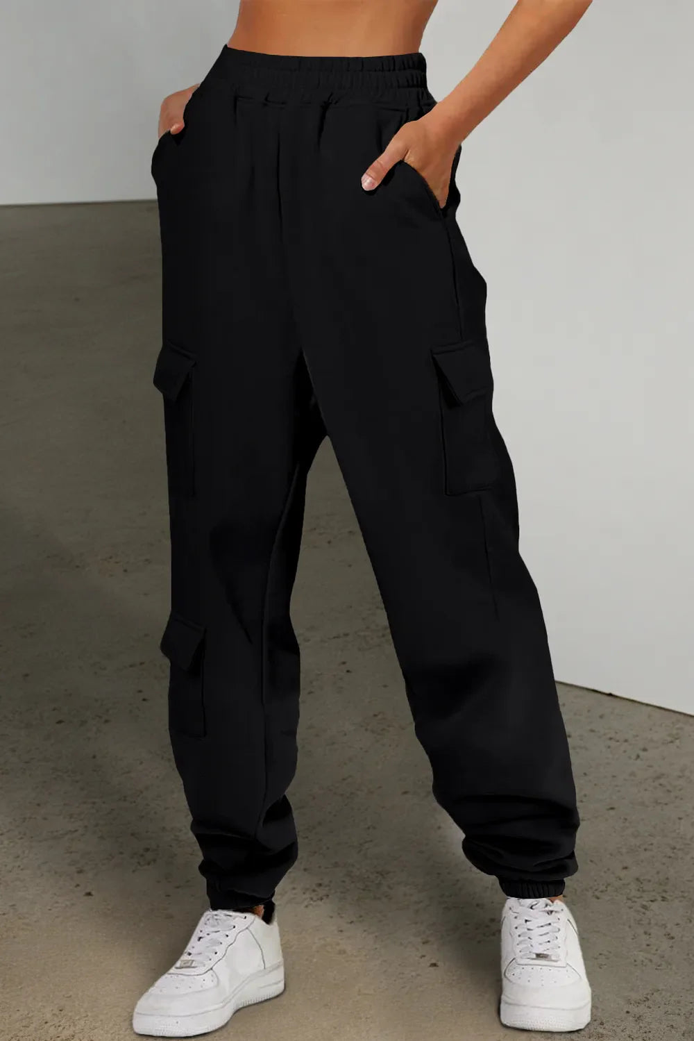 Joggers Actifs à Taille Élastique avec Poches