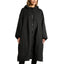 Fleece-Lined Hooded Leopard Print Trench Coat