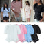 Fashionable Casual Top with Flared Hem and Puff Sleeves