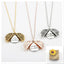 Collar de Letras Dobles Girasol