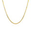 Chaîne en or jaune 10 carats classique en boîte - 1,40 mm