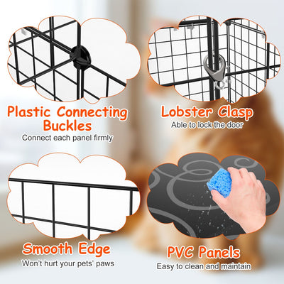 GBruno 2-Tier Cat Cage Playpen for Indoor Pets