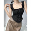 Off-Shoulder Irregular Short Sleeveless Top