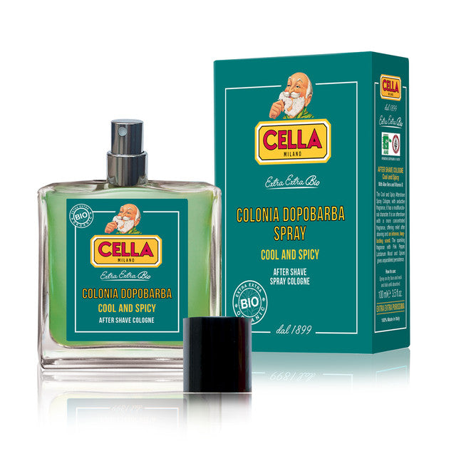 Cella Cool et Épicé Spray Cologne Après-Rasage 100ml