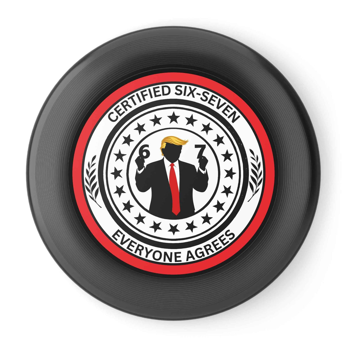 Certified Six-Seven Flying Disc – Political Parody Frisbee