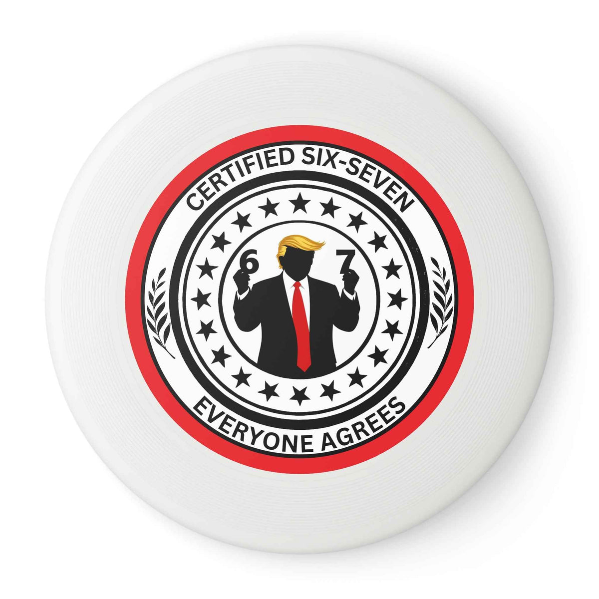 Certified Six-Seven Flying Disc – Political Parody Frisbee