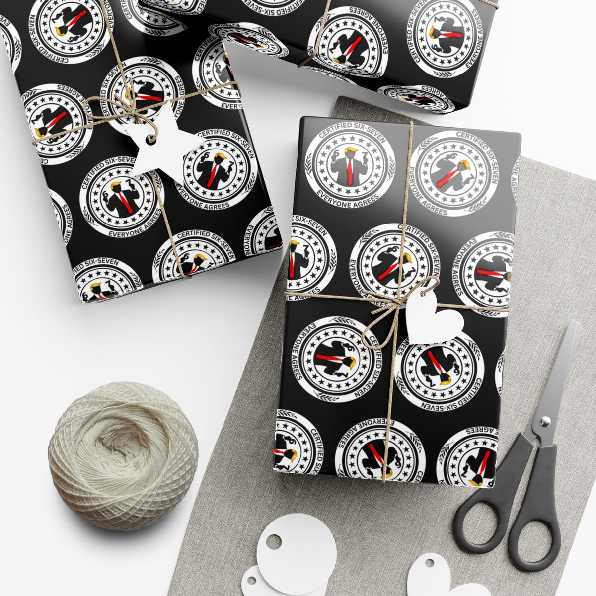 Certified Six-Seven Gift Wrap Paper - Political Parody