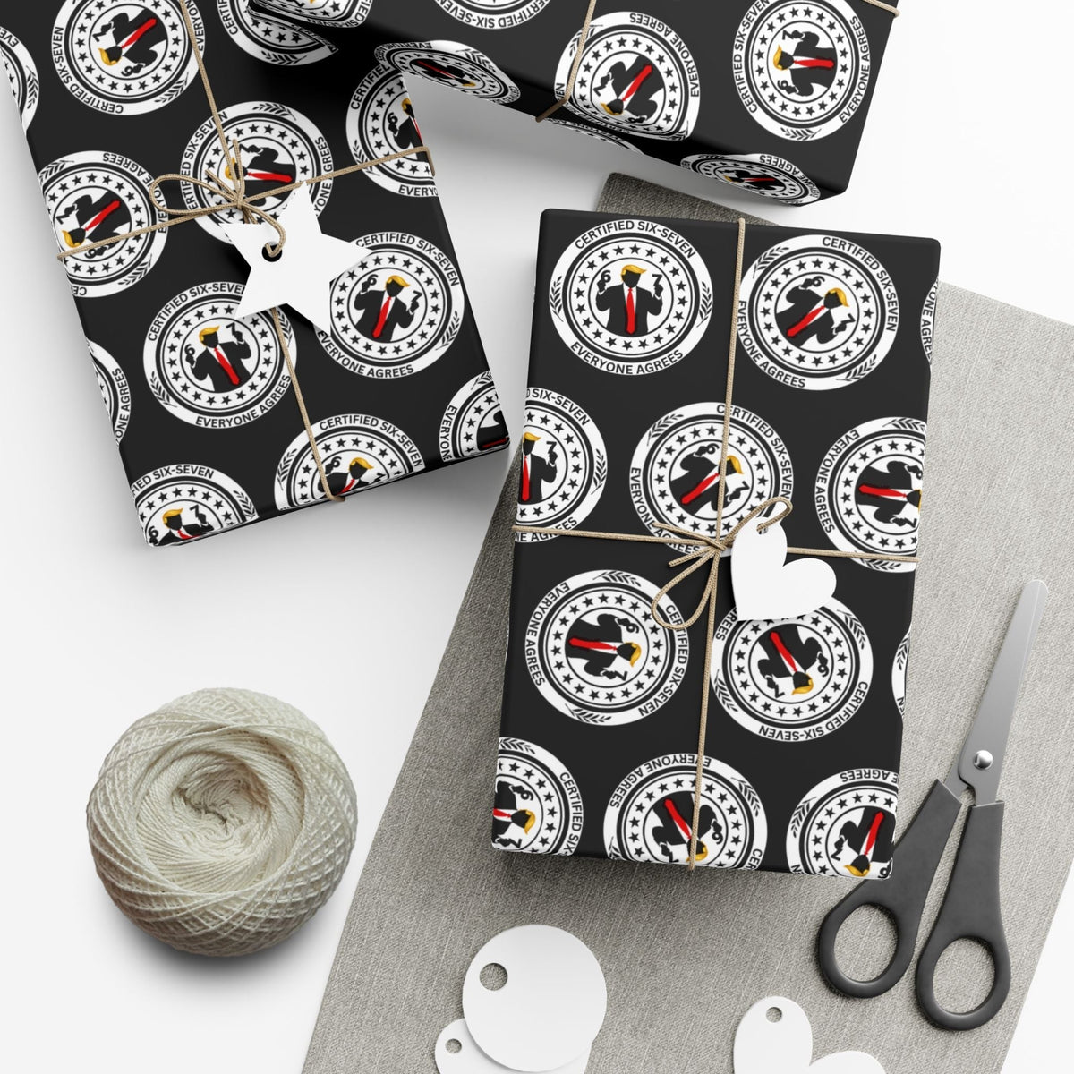Certified Six-Seven Gift Wrap Paper - Political Parody