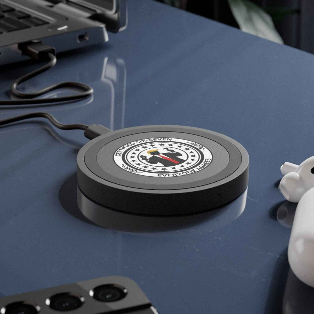 Certified Six-Seven Wireless Charger - Premium Desk Charging Solution