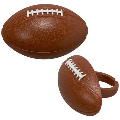 Oasis Supply Football Cupcake Rings - 12, 72, or 144 Count