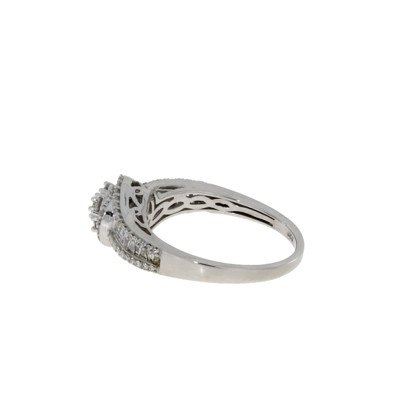 Genuine 0.50ct Diamond Engagement Ring in 10KT White Gold