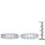 5.70 Carat Genuine Blue Topaz Earrings in Sterling Silver