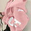 Sudadera con cremallera de manga larga y corte relajado para mujer