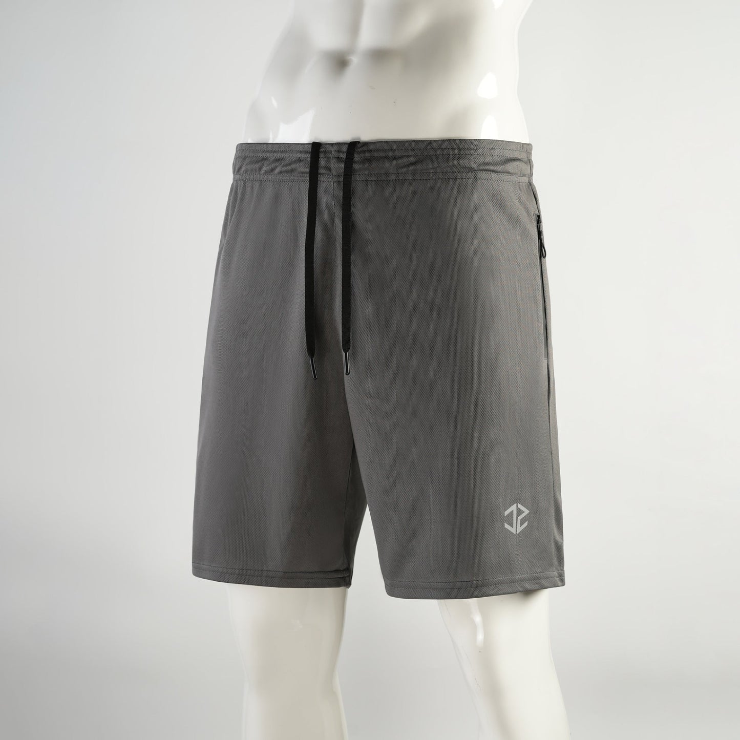 Men's Casual Quick-Drying Jogger Shorts with Zipper Pockets