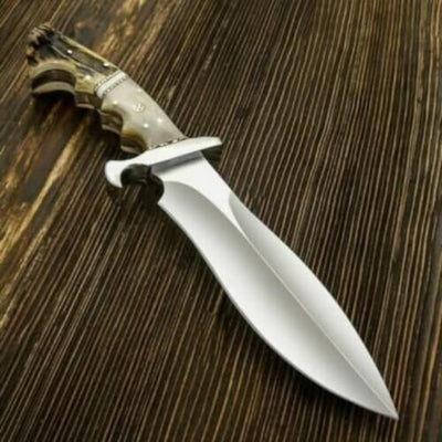 Artisan's Edge: Premium Custom Hunting Knife with D2 Steel Blade and Unique Handle Design - Korvel