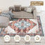6x9FT Vintage Area Rug - Modern Non-Slip Boho Carpet
