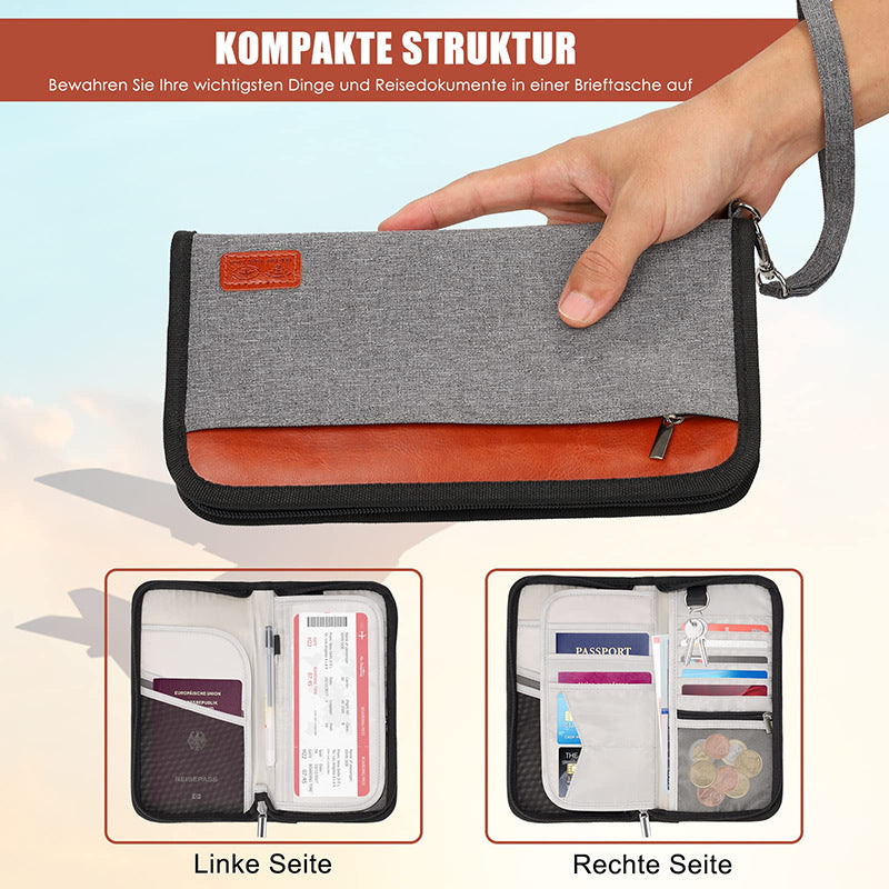 Funda para Pasaporte RFID de Gran Capacidad - Diseño Antirrobo