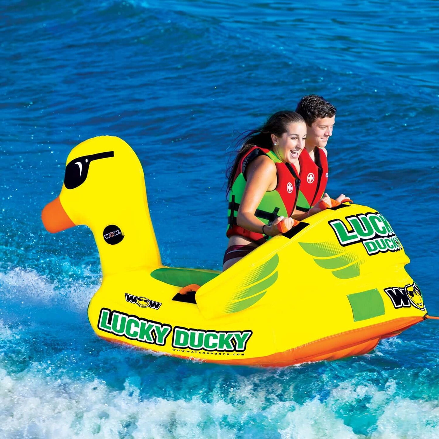 WOW Sports Lucky Ducky 2P Towable - Fun for the Whole Family