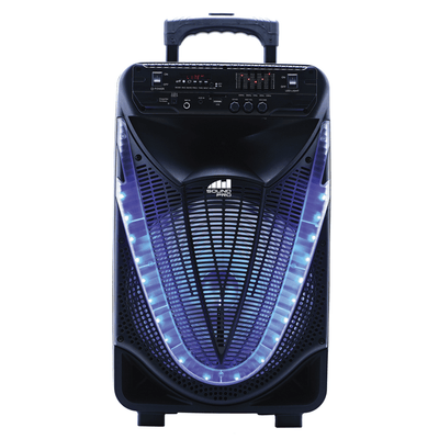 Altavoz portátil Bluetooth Naxa de 12" con luz disco