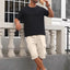Men's Plus Size Cargo Shorts with Drawstring Waist