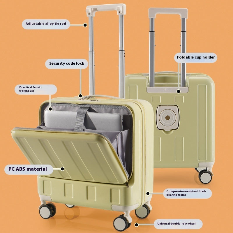 Valise à roulettes multifonctionnelle premium de 18 pouces à ouverture complète