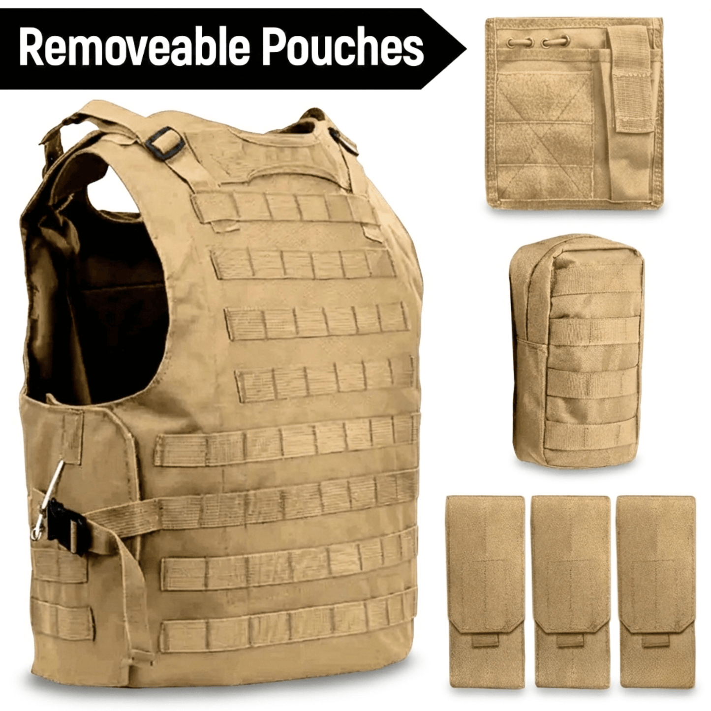 Chaleco Portaplacas Táctico Militar XGear