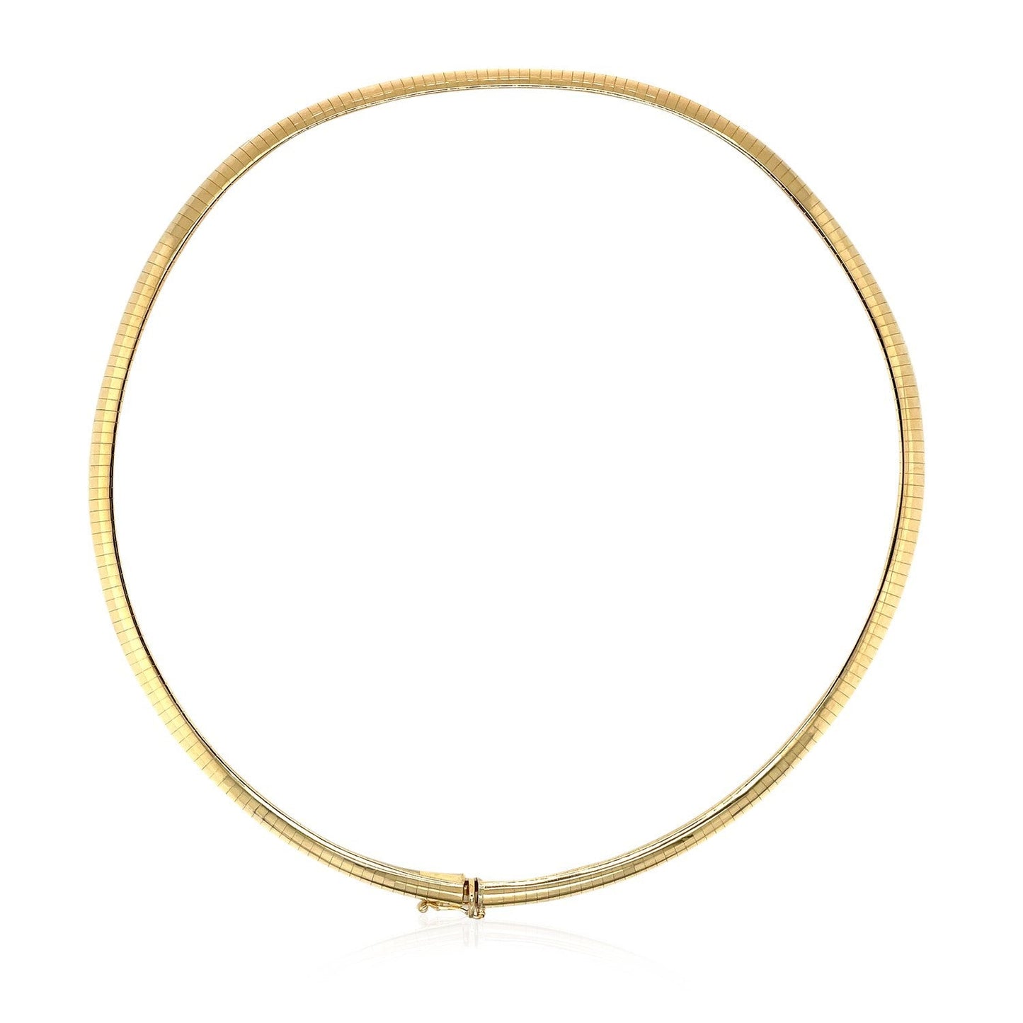 Cadena Clásica Omega de Oro Amarillo de 14k - 6 mm