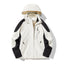 Three-in-One Waterproof Windproof Parka with Fleece Lining