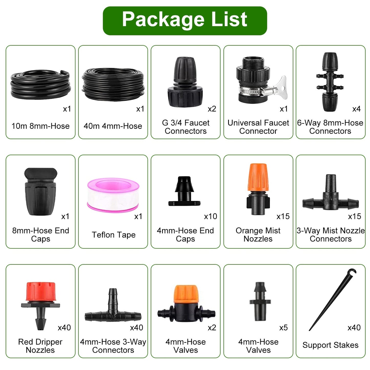 Kit de Riego por Goteo Premium para un Riego Eficiente del Jardín