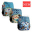 Modern Luxury Printed Washable Cloth Diaper Set