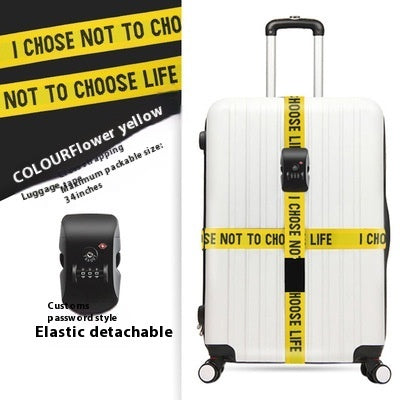 Password Lock Safety Belt for Luggage