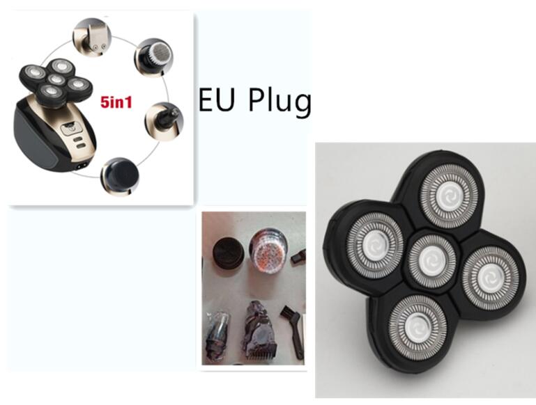 Rasoir Électrique Multifonction 5-en-1 pour Hommes