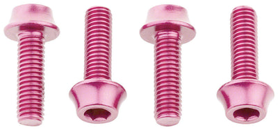 Wolf Tooth Water Bottle Cage Bolts - Set of 4 in Pink