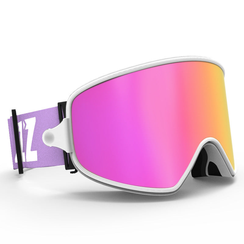 Magnet Myopia Night Vision Ski Goggles