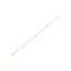 14k Yellow Gold Pearl Clover Bracelet