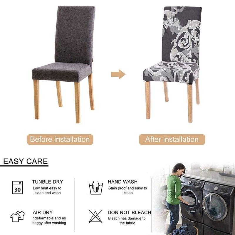 Funda de Silla Premium Stretch para Comedor y Decoración del Hogar