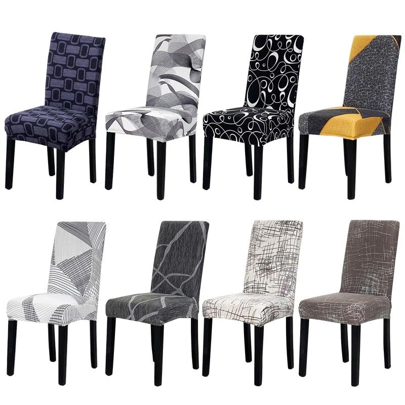 Fundas de Silla de Spandex Premium con Estiramiento - Multicolor