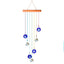 Chakra Energy Clear Crystal Ball Sun-catcher Turkish Window Prisms Blue Evil Eye Light Catching Wind Chimes For Office Decor Home Garden Hanging Decoration Showpiece Lucky Gift - Korvel