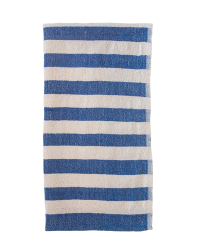 Organic Chambray Stripe Hand Towel - Versatile & Stylish - Korvel