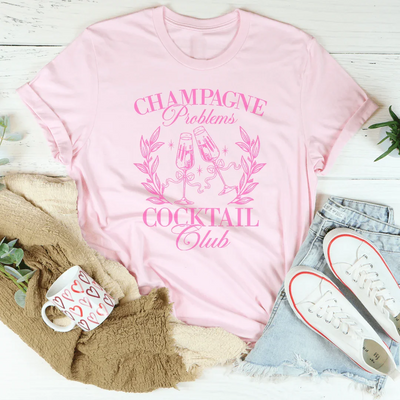 Camiseta del club de cócteles Champagne Problems