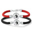 Bracelets de couple charmants en 100 langues - Bijoux en corde tressée