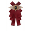 Charming Butterfly Ladies Bowtie with Rhinestone Brooch